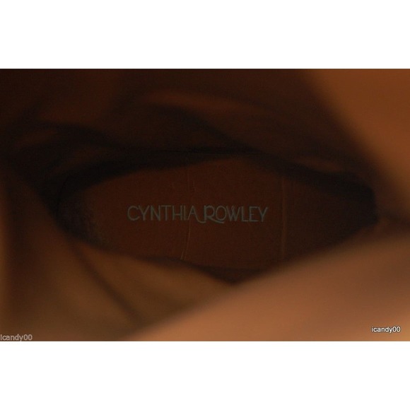 Cynthia Rowley LAINEY Tall Knee High Leather Boot Shoe Heel Black 6/7/7.5 New - Picture 8 of 11